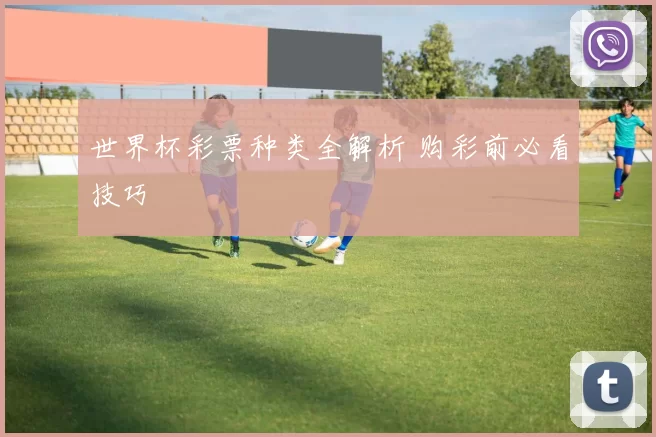 世界杯彩票种类全解析 购彩前必看技巧