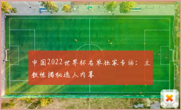 中国2022世界杯名单独家专访:主教练揭秘选人内幕