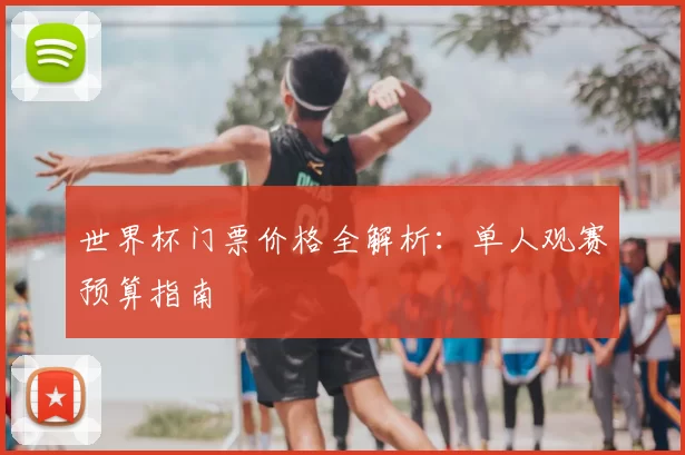 世界杯门票价格全解析：单人观赛预算指南